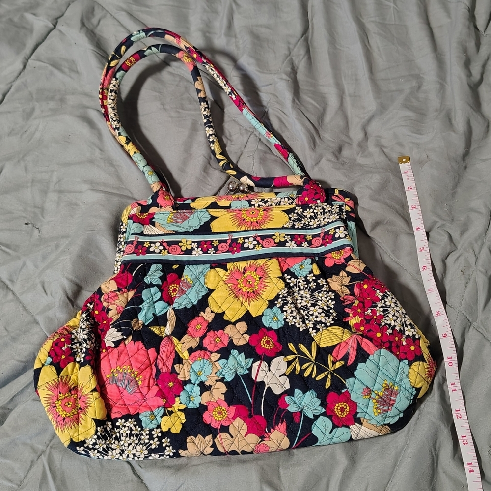 Rare Vintage Cottagecore Style Vera Bradley Multicolor Patterned Bag